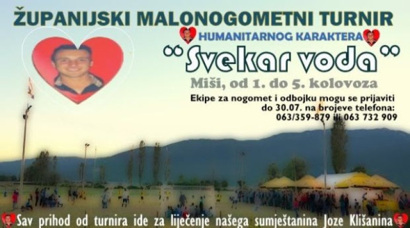 Malonogometni turnir u Mišima za pomoć Jozi Klišaninu