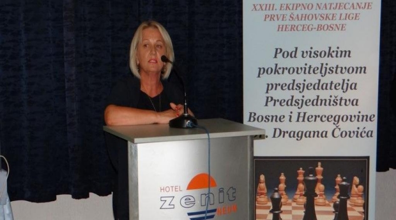Predsjedateljica Zastupničkog doma PS BiH Borjana Krišto svečano otvorila 23. ekipno natjecanje Prve šahovske lige Herceg-Bosne