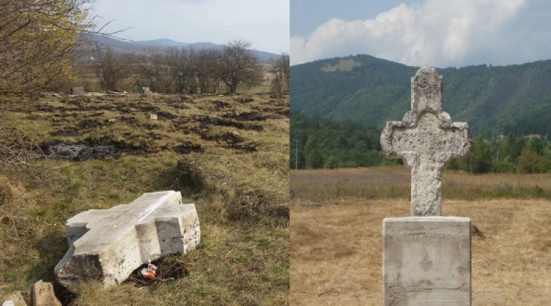 Uzdignuće Svetog Križa na groblju u Krnjeuši nakon 76 godina