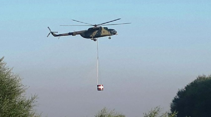 Nemjerljiv doprinos helikoptera Oružanih snaga Bosne i Hercegovine u gašenju požara