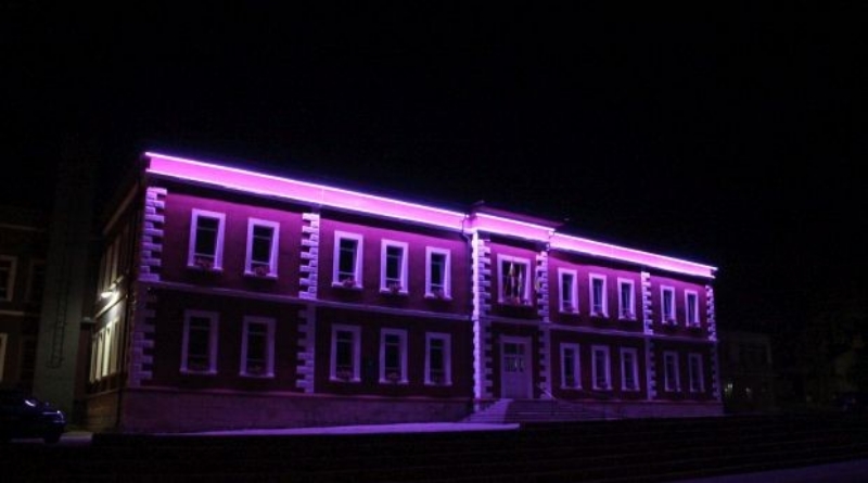 SSŠ "Silvije Strahimir Kranjčević" iz Livna osvijetlila pročelje školske zgrade u znak obilježavanja borbe protiv raka dojke