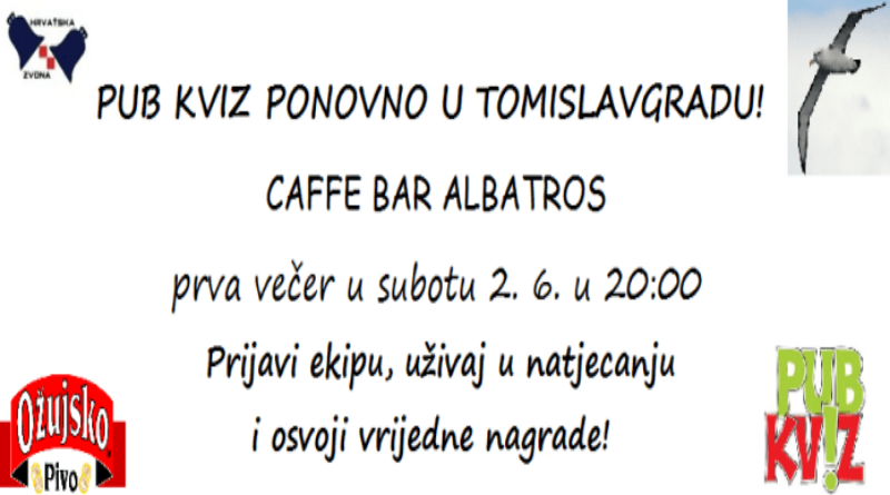 Pub kviz ponovno u Tomislavgradu!
