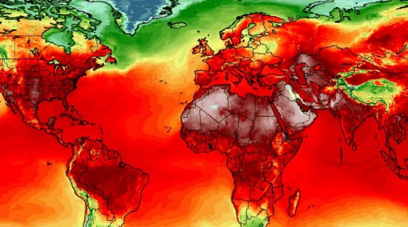 Karta koja pokazuje da nam najgore vrućine tek dolaze
