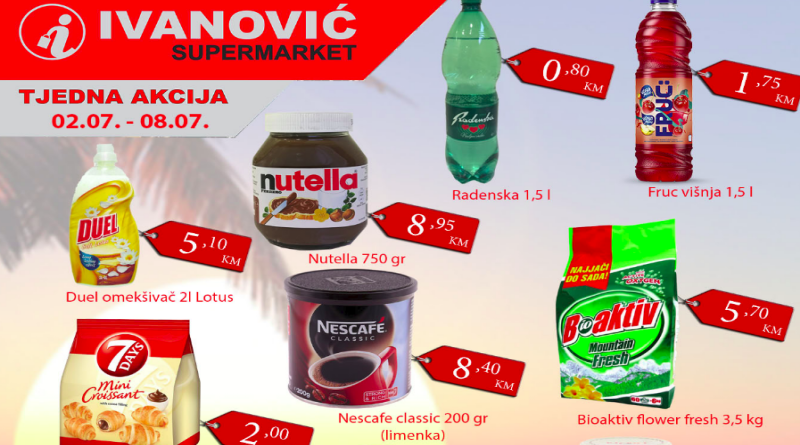 Tjedna akcija Supermarketa Ivanović