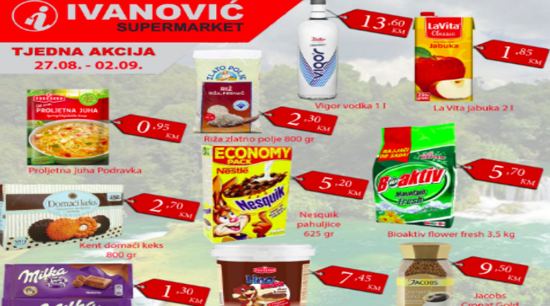 Tjedna akcija Supermarketa Ivanović