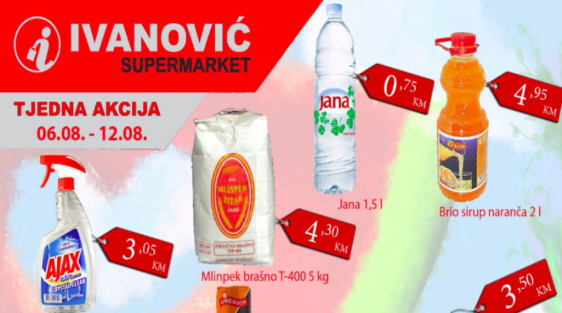 TJEDNA AKCIJA U SUPERMARKETU "IVANOVIĆ"