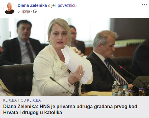 Diana Zelenika protiv trećeg entiteta, izbora u Mostaru neće biti dok Stolac i Neum ne budu teritorij od posebnog značaja za Bošnjake