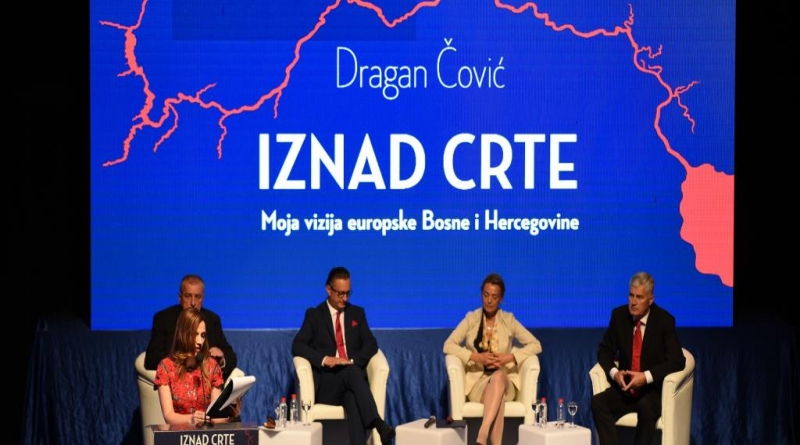 "Iznad crte - moja vizija europske Bosne i Hercegovine" – knjiga dr. Dragana Čovića, predstavljena u Mostaru