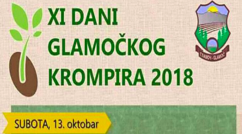 NAJAVA: U SUBOTU 13. LISTOPADA XI. DANI GLAMOČKOG KROMPIRA