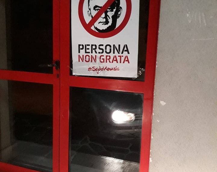 FOTO: Diljem BiH oblijepljeni plakati protiv Željka Komšića