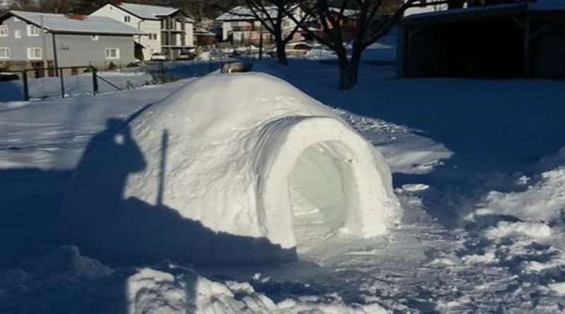 TOMISLAVGRAD: Iglu za “omoljske eskime”