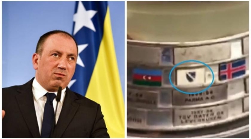 Ministar Crnadak od UEFA-e zatražio uklanjanje ratne zastave BiH  „koja vrijeđa druge narode koji žive u BiH“
