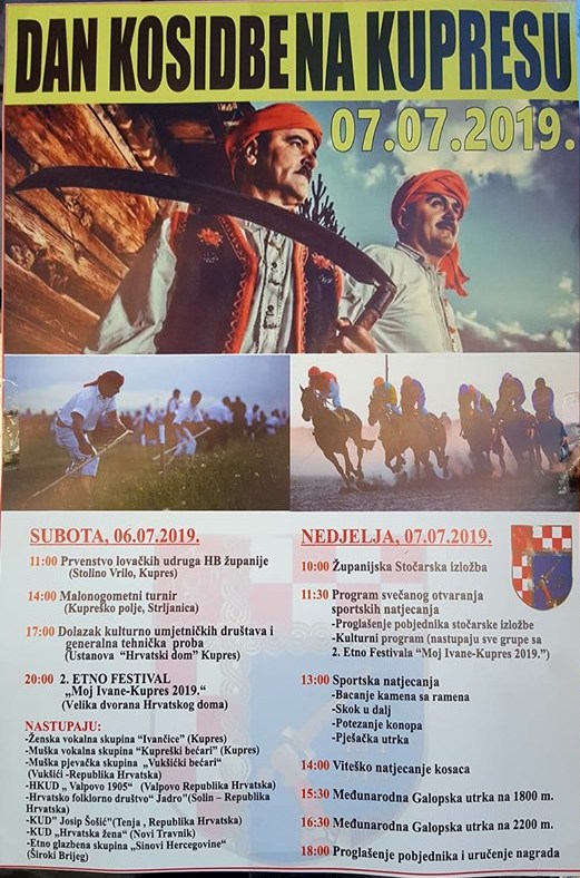 NAJAVA: Dan kosidbe na Kupresu - Strljanica 2019. - 07.07.2019.