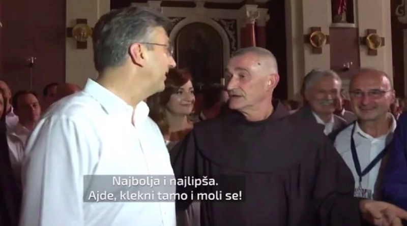 Fra Ante Čovo objasnio zašto je Plenkoviću rekao: ‘Klekni i moli’