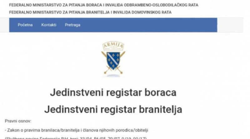 Objavljen jedinstveni registar branitelja: Koliko je tko ratovao?