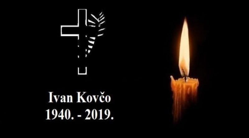 Posljednji ispraćaj Ivana Kovče bit će 26. studenoga u Letki