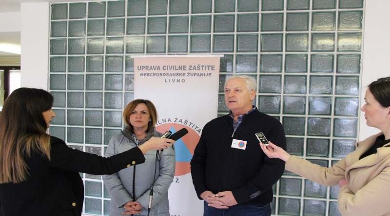 Održana konferencija za medije članova Županijskog stožera civilne zaštite Hercegbosanske županije
