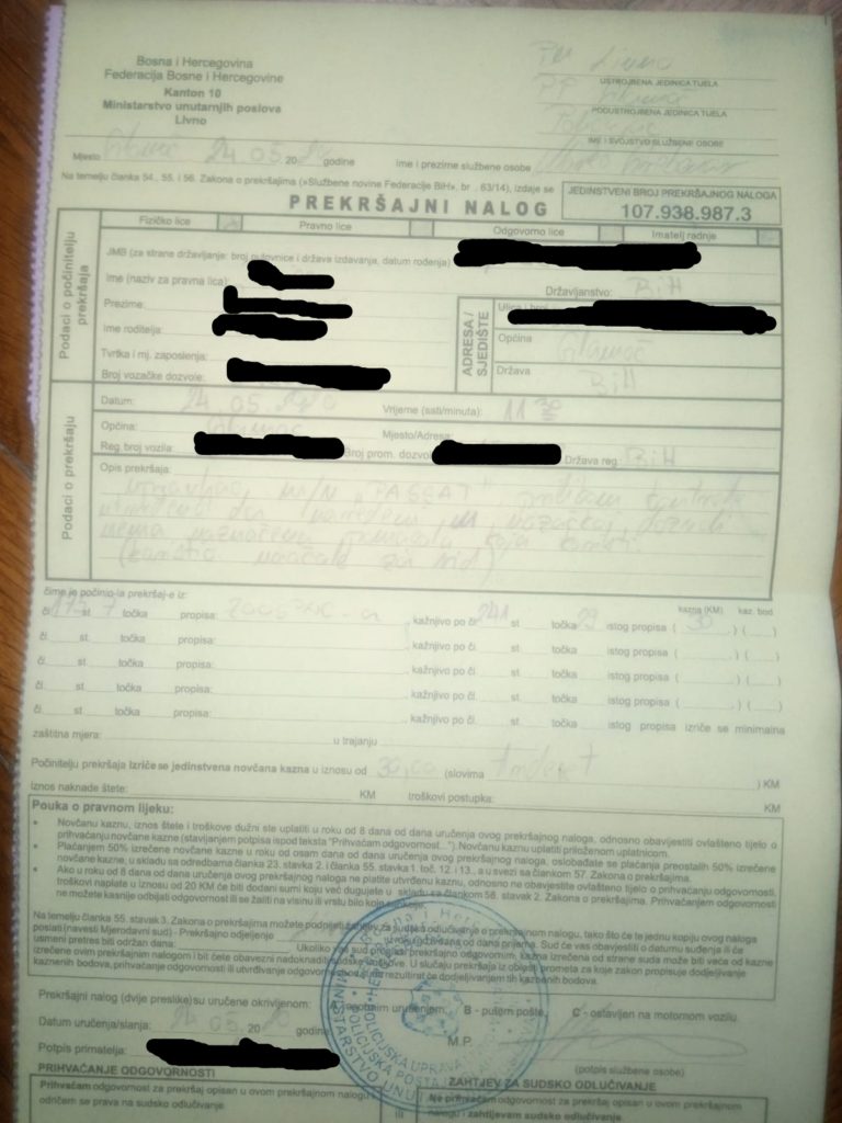 Policijsko maltretiranje građana Glamoča se nastavlja još većim intenzitetom