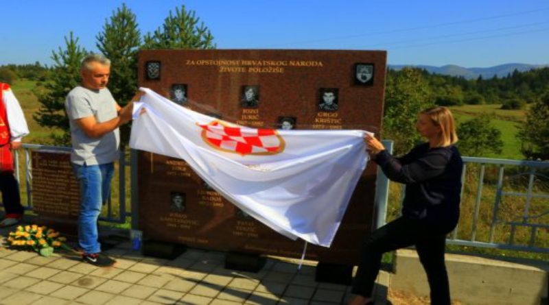 PIDRIŠ: Otkriveno spomen-obilježje za 13 poginulih pripadnika Brigade kralja Tomislava