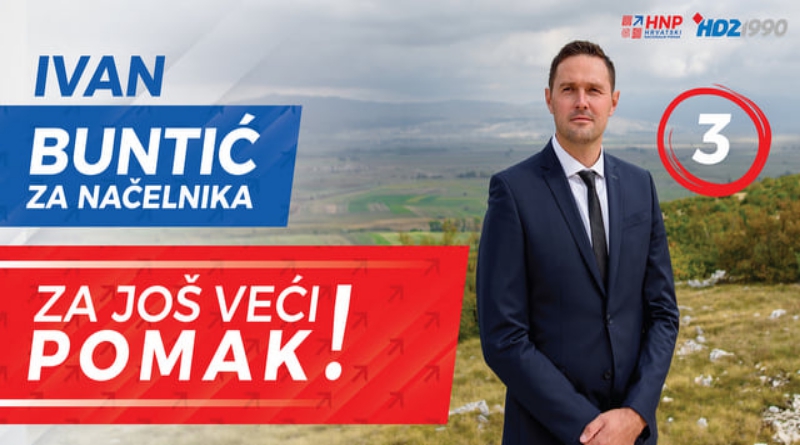 Tko je Ivan Buntić kandidat za načelnika općine Tomislavgrad iz koalicije Hrvatskog nacionalnog pomaka i HDZ-a 1990?