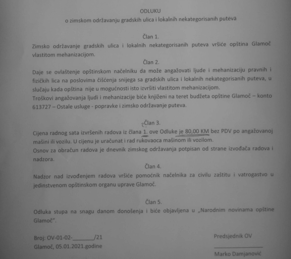 Kako se HRS ”bori protiv hrvatskih nacionalni interesa” u Glamoču