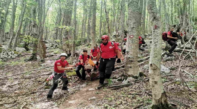 Uspješno završena kompleksna akcija spašavanja ruskog državljanina na Kamešnici