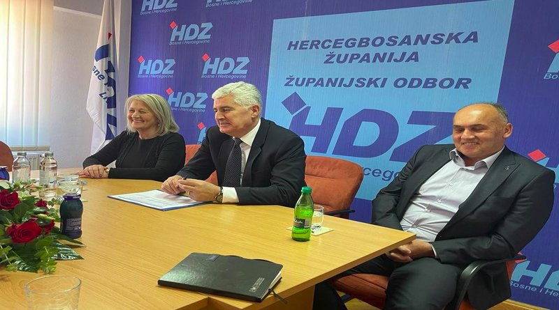 Mira Vujeva, Karlo Nevistić i Dragan Konta nositelji liste HDZ-a BiH u Hercegbosanskoj županiji