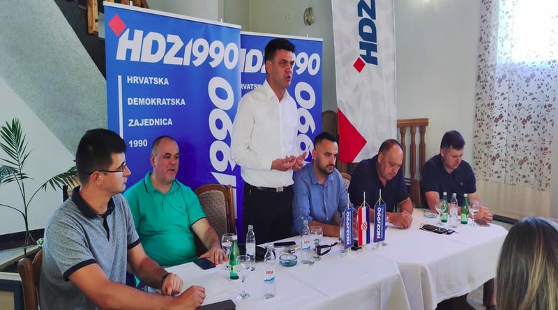 Nediljko Rimac, Drago Stanić i Božo Perić nositelji liste HDZ 1990 u Hercegbosanskoj županiji
