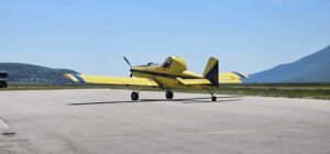 Djelovanje zračnog traktora u Hercegbosanskoj županiji