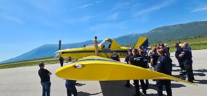 Djelovanje zračnog traktora u Hercegbosanskoj županiji