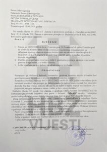 Nema dozvola, nema ni stupa – Općina uklanja mjerni stup u Kongori