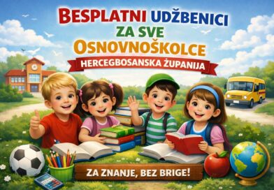 Besplatni udžbenici za sve osnovnoškolce u Hercegbosanskoj županiji&nbsp;u novoj školskoj godini