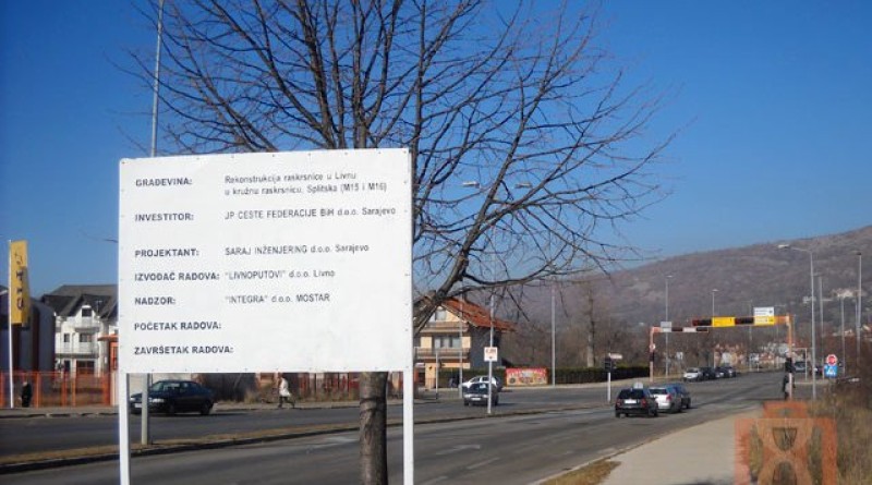 Livno: Kružni tokovi umjesto semafora na obilaznici