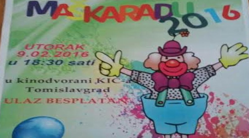 Poziv na "Maškaradu" u Tomislavgradu