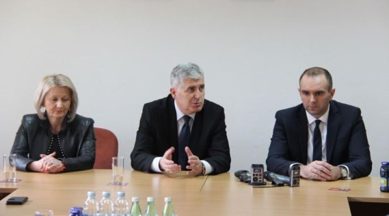 Izaslanstvo Hrvatske demokratske zajednice Bosne i Hercegovine u posjeti HB županiji