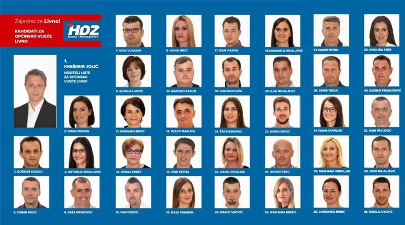 Sutra prestavljanje programa i kandidata HDZ-a BiH u TO Vidoši