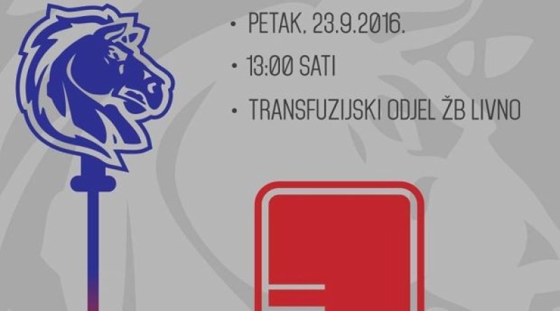 KNT "Konjica" vas poziva na darivanje krvi