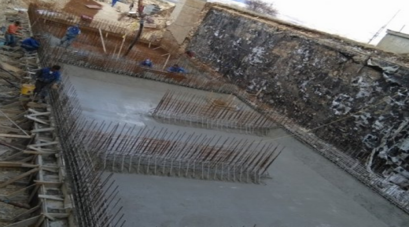Betonira se temeljna ploča na novoj vodospremi Rudine