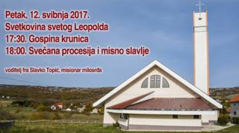 Danas i sutra, u crkvi u Zagoričanima, održava se duhovna obnova povodom obilježavanja blagdana Sv. Leopolda Bogdana Mandića