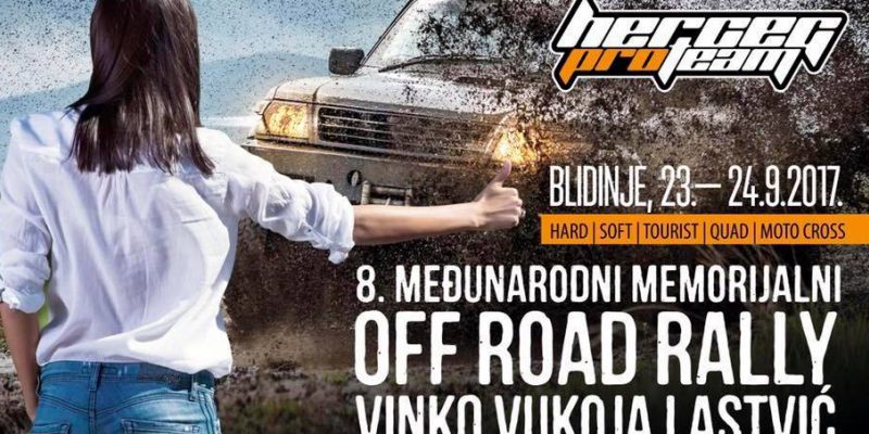 NAJAVA: VIII. Međunarodni Memorijalni Off Road Rally “Vinko Vukoja Lastvić”