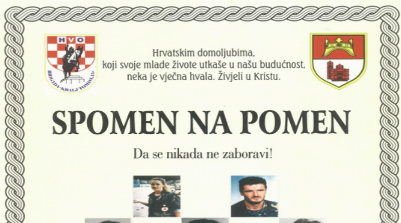 SPOMEN NA POMEN: Otkrivanje spomen-ploče 22. srpnja