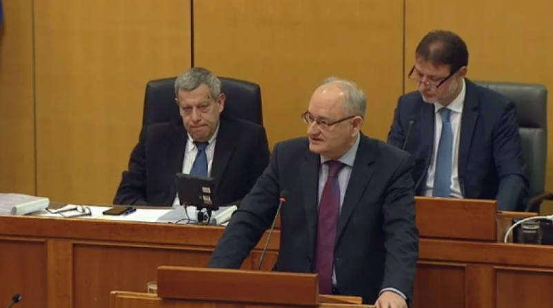 BOŽO LJUBIĆ U SABORU "Da se više ne desi da Bošnjaci imaju dva, Srbi jednog, a Hrvati nijednog člana predsjedništva BiH"