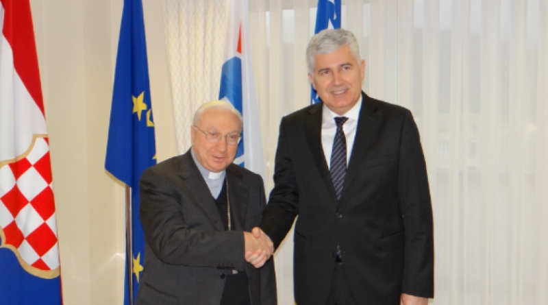 Čović na sastanku sa nuncijem u BiH mons. Luigijem Pezzutom: Legitimno predstavljanje konstitutivnih naroda nema alternativu