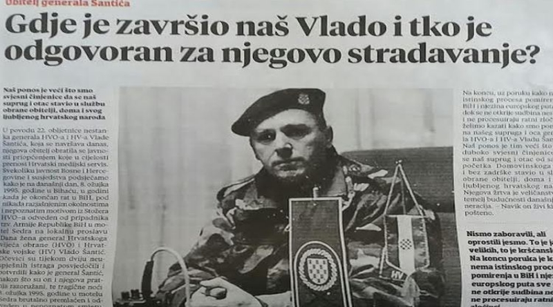 Obitelj generala Šantića i dan danas traga za svojim suprugom i ocem, nailazeći na pred nosom zalupljena vrata kome god da se obratili