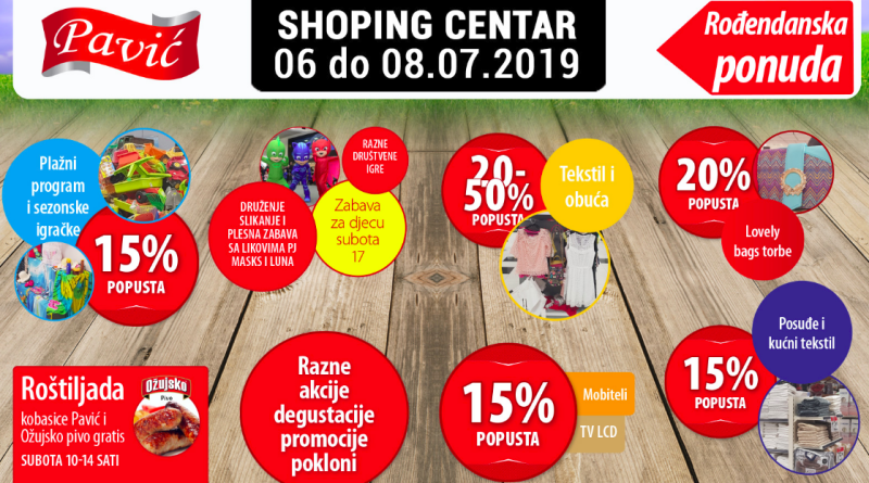 Pavić slavi rođendan, iskoristite popuste