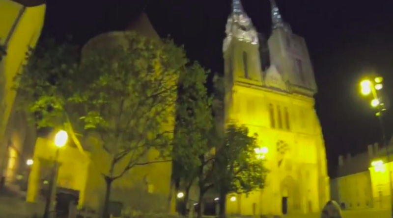 Britanac se usred noći popeo na zagrebačku katedralu i skočio