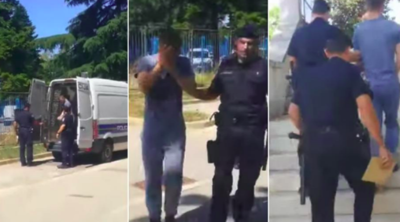 Osumnjičeni za premlaćivanje umirovljenika stigli na sud, jedan je skrivao lice