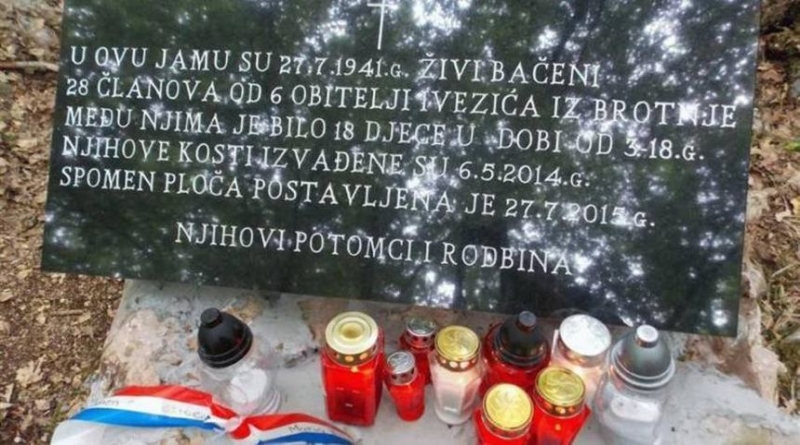 27. srpnja 1941. Srpski ustanici u jamu su bacali i trudnice