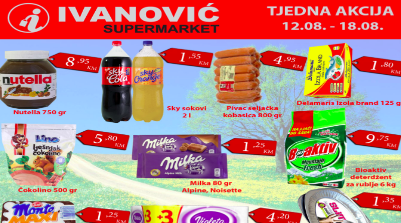 Tjedna akcija Supermarketa Ivanović