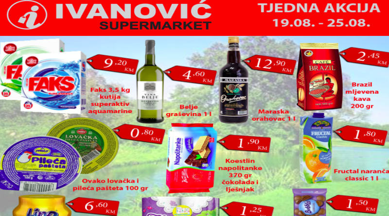 Tjedna akcija Supermarketa Ivanović